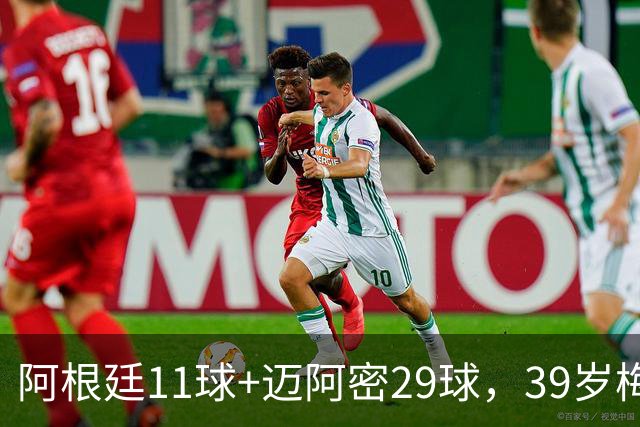 阿根廷11球+迈阿密29球，39岁梅西职业生涯第14次年度进球40+